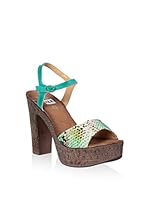 JULIE JULIE Sandalias de tacón (Verde Agua)