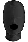 Master Series Disguise Open Mouth Hood with Padded Blindfold