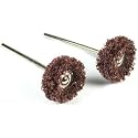 2 Brushes Jewelry Polishing Satin Finish fits Dremel