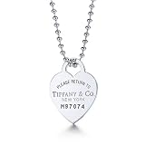 TIFFANY&Co. ティファニー ネックレス リターントゥ ハート ペンダント (ボールチェーン) 並行輸入品