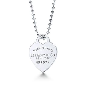 TIFFANY��Co. �e�B�t�@�j�[ �l�b�N���X ���^�[���g�D �n�[�g �y���_���g �i�{�[���`�F�[���j ���s�A���i