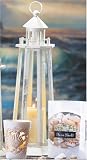 Ancient White Lighthouse Lantern (15 inch)