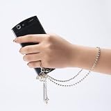 スマートフォン用ブレスレット・ストラップ　シルバー　ST/AYM2-SL シルバーブレスレット