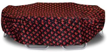 Two Dogs Designs, 110 Oval/Rect Table Cover, Chili Peppers