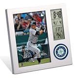 SEATTLE MARINERS OFFICIAL LOGO DESK CLOCK FRAME