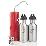 Clean Pure 20,000 Gallon Water Filter with 2 Bottles