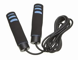 Altus Athletic 9-Foot Adjustable Weighted Jump Rope with DVD