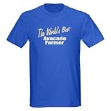 The World's Best Avacado Farmer Agriculture Dark T-Shirt by CafePress