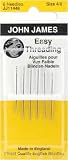 John James Easy Threading Hand Needles-Size 4/8 6/Pkg