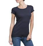 Michael Stars Supima Raw Edge Crew Neck Tee