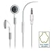 Premium Stereo Headset /w Microphone for Apple iPhone 4 4S 3G 3GS (White, SmackTom Packaging)