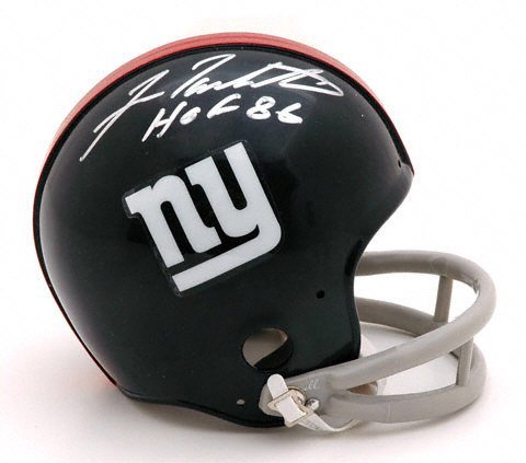 Fran Tarkenton New York Giants Autographed Throwback Mini Helmet with HOF 86 Inscription