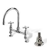 Barber Wilsons Faucets GA1010 6 Barber Wilsons Kitchen Mixers Polished Brass