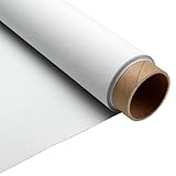 Carl's Blackout Cloth, Projector Screen Material, White, Gain 1.0 (16
