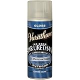 Rust-Oleum Varathane 250081 Outdoor Spar Urethane Classic Clear Water Based Spray, Gloss Finish