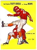 1960 San Francisco 49ers v Chicago Bears Program
