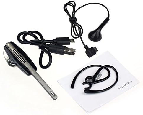 Amjimshop 1pc Universal Wireless Bluetooth Headset Handsfree Earphone for Samsung Smart Phones,tablets,mp3 (black)