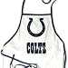 Indianapolis Colts Grilling BBQ Apron