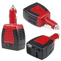 TRIXES 100W 12V DC to AC 220V Power Inverter Adapter USB 5V