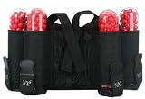 NXE SP Series 4+1 Pod and Tank Paintball Harness - Black