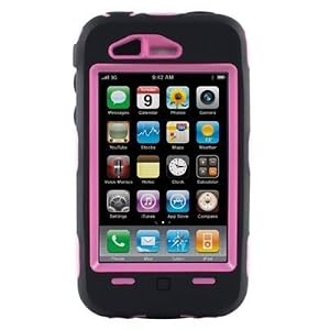 Otterbox Defender Case for iPhone 3G 3GS (Black/Pink)