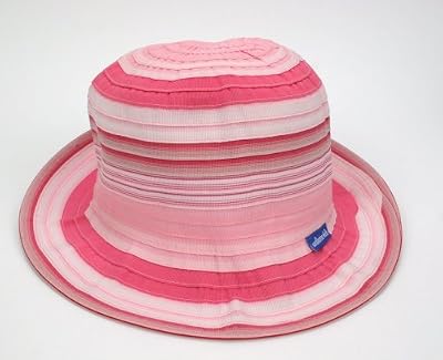 Wallaroo Girls Petite Nantucket Poly Ribbon Sun Hat - UPF 50+
