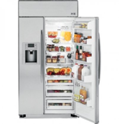 GE Profile : PSB48YSXSS 48 Built-in Side by Side Refrigerator - Stainless Steel