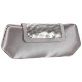 Magid Satin and Mesh Clutch
