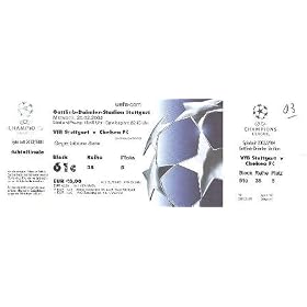 Stuttgart v Chelsea ticket 25/02/2004