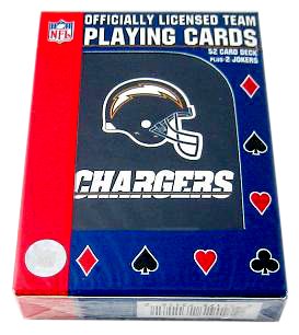NFL San Diego Chargers Playing Cards
