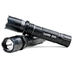  Guard Dog Security 160 Lumen Tactical Flashlight with Stun Gun