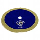 St. Louis Rams NFL Snowman Holiday Tree Skirt (48")