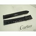 Genuine & New Cartier Black Alligator Watch Band 14mm