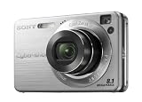 Sony Cybershot DSC-W130-S Digitalkamera (8 Megapixel, 4-fach opt. Zoom, 2,5" Display, Bildstabilisator) silber - 