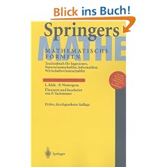 Springers Mathematische Formeln: Taschenbuch f�r Ingenieure, Naturwissenschaftler, Informatiker, Wirtschaftswissenschaftler