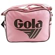 Gola Girls Pink Brown Redford Retro Shoulder Record Bag