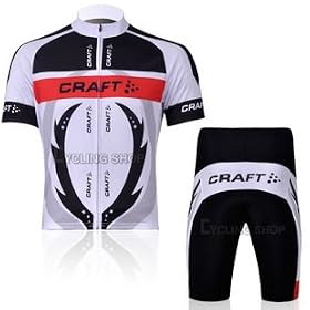 2011 new jersey / cycling short sleeve jersey summer / solid seat / 11CRAFT White Free Shipping