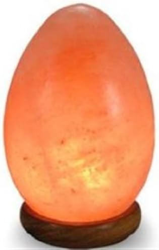 Himalayan Salt Lamp Natural Crystal ~ Crafted Egg (sometimes known as a "Fertility Egg")