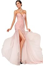 Hot Sale eDressit Sweetheart Neck Pleated High Splt Evening Party Dress Prom Ball Gown(00120501)