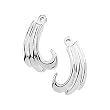 14K White Gold Earring Jackets