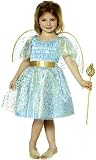 Girls Blue Sky Fairy Costume Pixie (wand, shoes not included) RUNS SMALL SEE NOTES