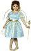 Girls Blue Sky Fairy Costume Pixie (wand, shoes not included) RUNS SMALL SEE NOTES