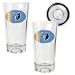 Memphis Grizzlies NBA 2pc Pint Ale Glass Set with Basketball Bottom - Oval Logo