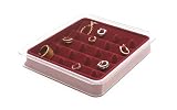 Hoops & Rings Organizer in Burgundy by Neatnix