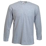 Long Sleeve Fruit of the Loom T-Shirt - 6 Colours