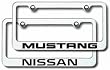 Auto Gold LFMB2CC Chrome On Chrome 3D License Plate Frame, Mercedes-Benz