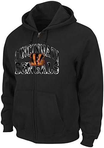 NFL Cinncinnati Bengals Men's Touchback VI Fleece Hoddie Jacket Size Large