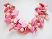 Peach Hot Wild Pink Diva Princess Beaded Bohemian Girl Cluster Pieces Necklace