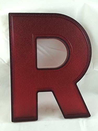 Big Red 10 Inch Tall Letters-R