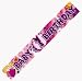 Foil Banner - Happy Birthday (Girl) (037055)